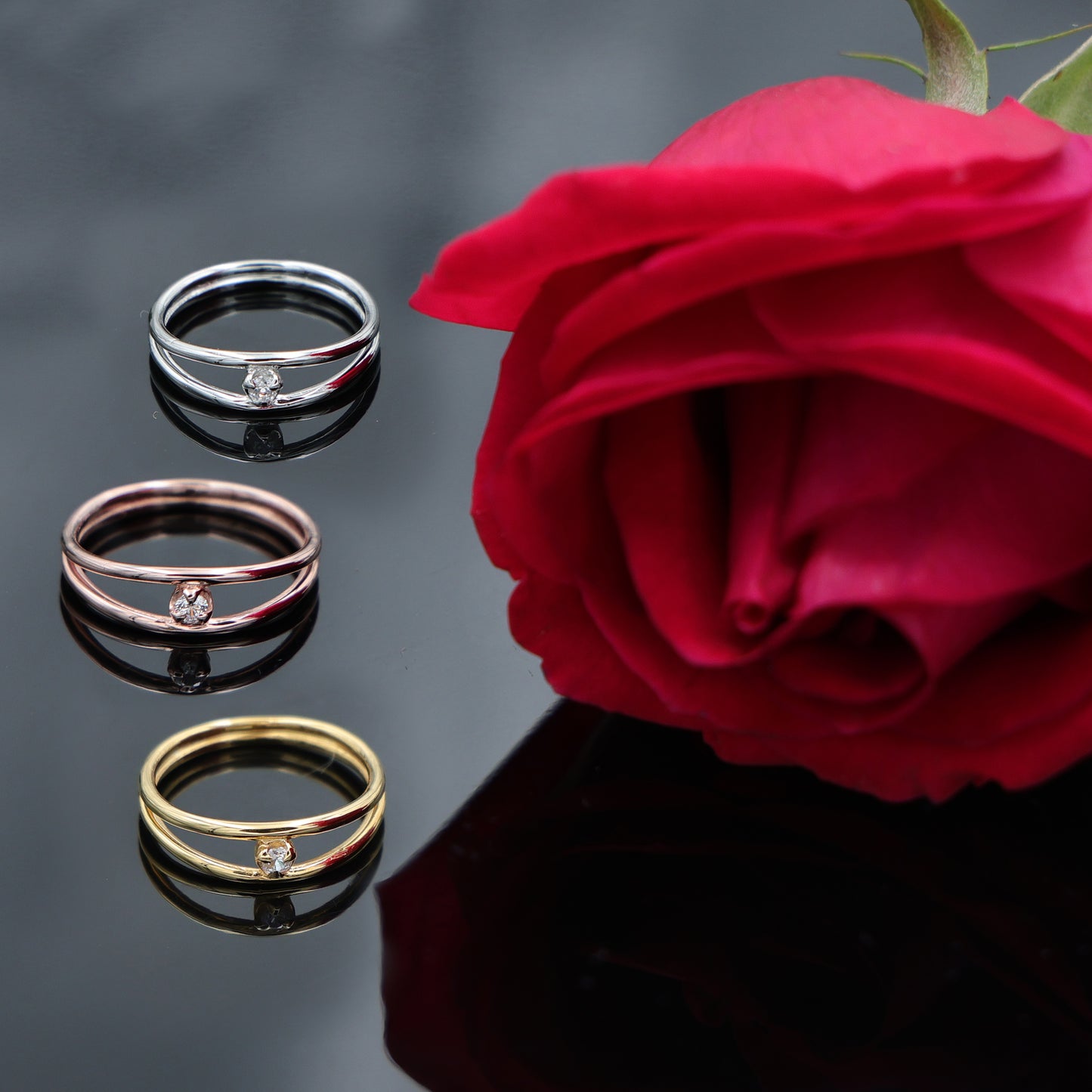 ELEGANCE TRIO RING
