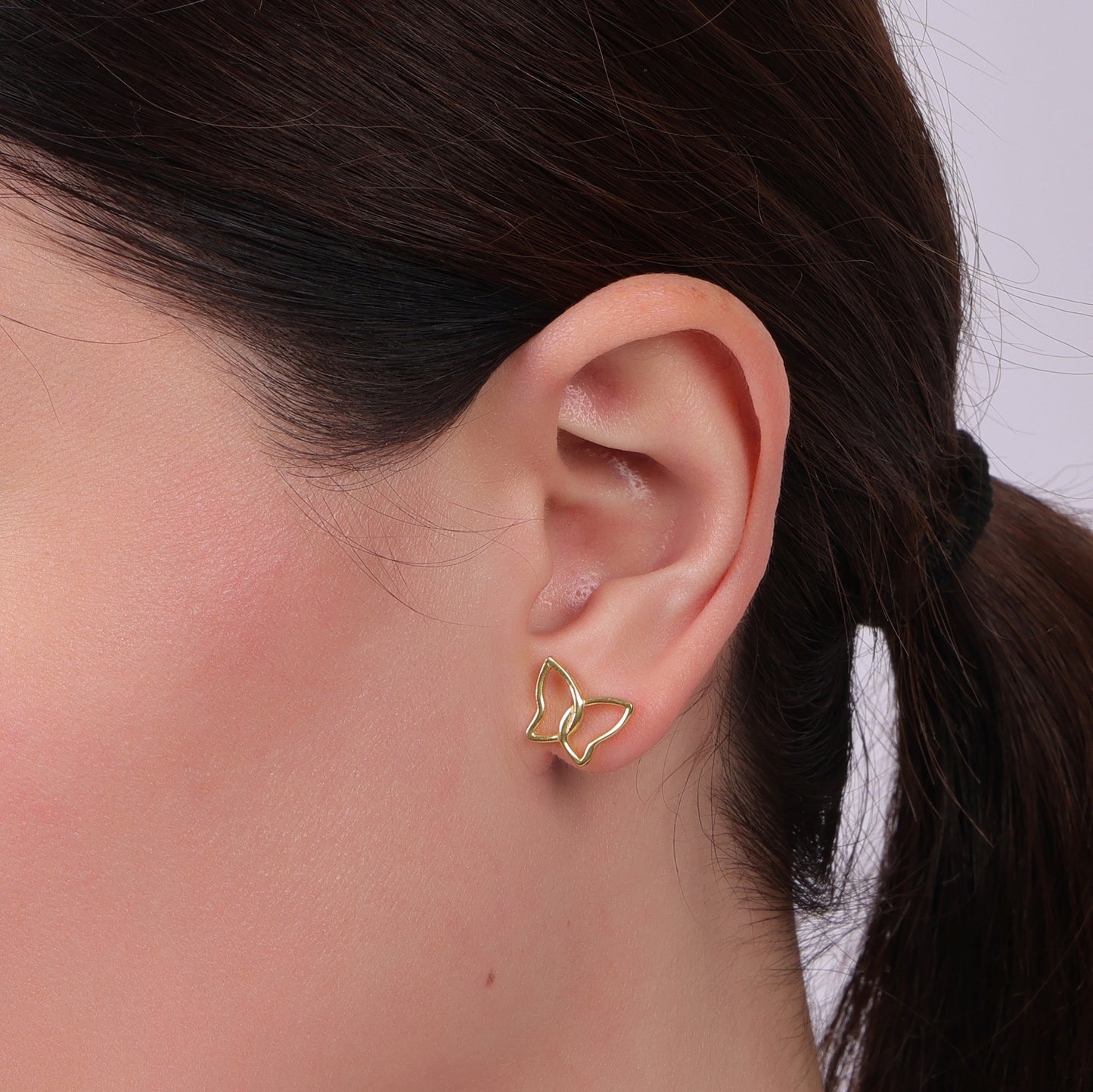 MINIMAL BUTTERFLY BUNCH EARRINGS