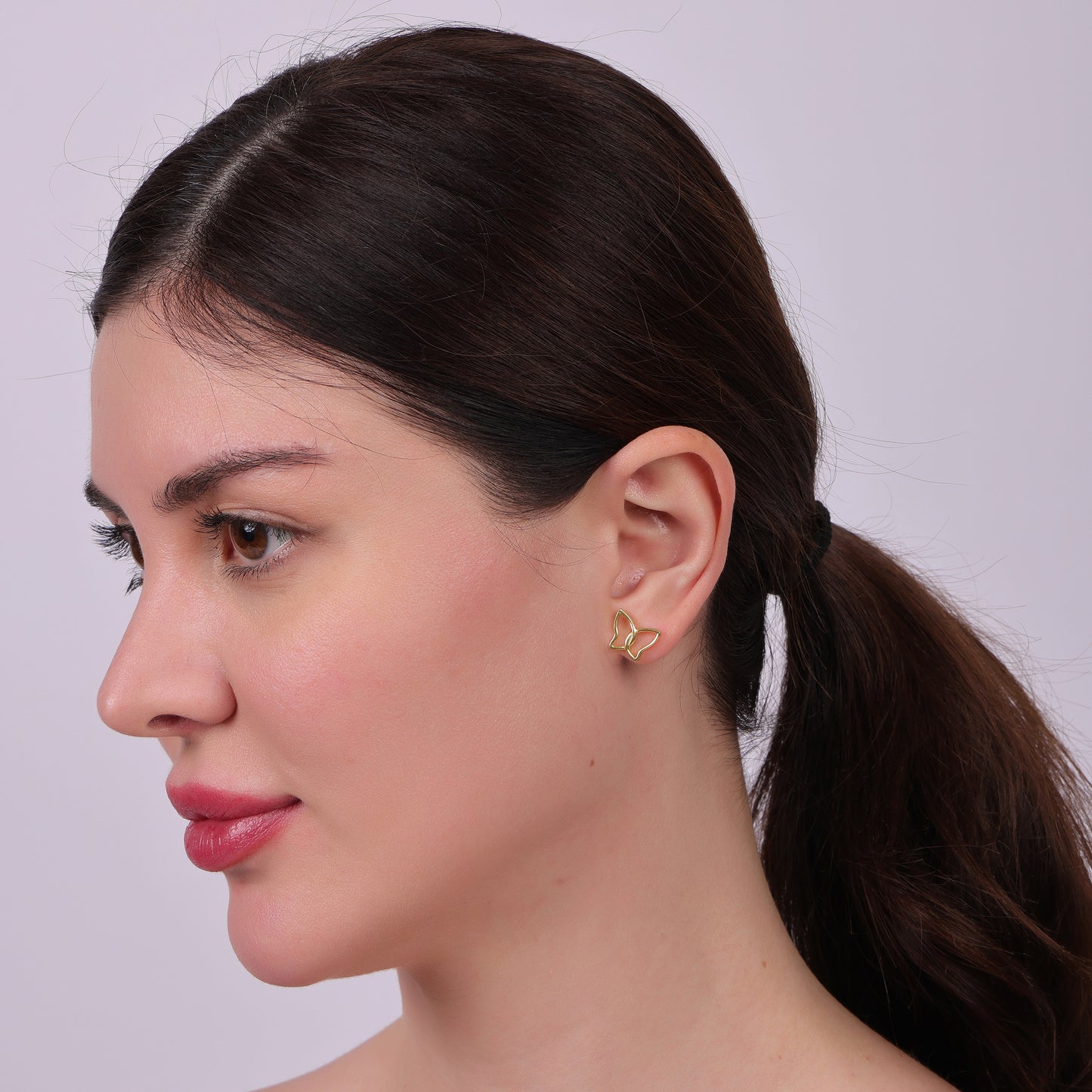 MINIMAL BUTTERFLY BUNCH EARRINGS