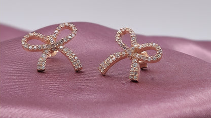 RIBBON BOW EARRINGS