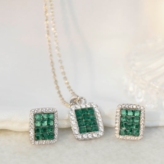 GREEN REVERIE PENDANT SET