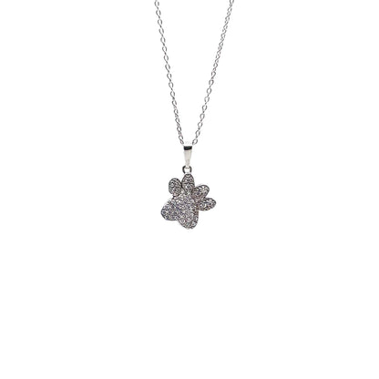 PAW PRINT PENDANT NECKLACE