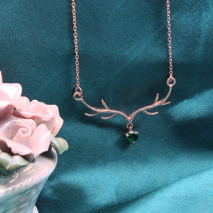 ANTLER PENDANT NECKLACE