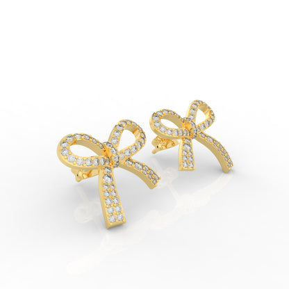 RIBBON BOW EARRINGS